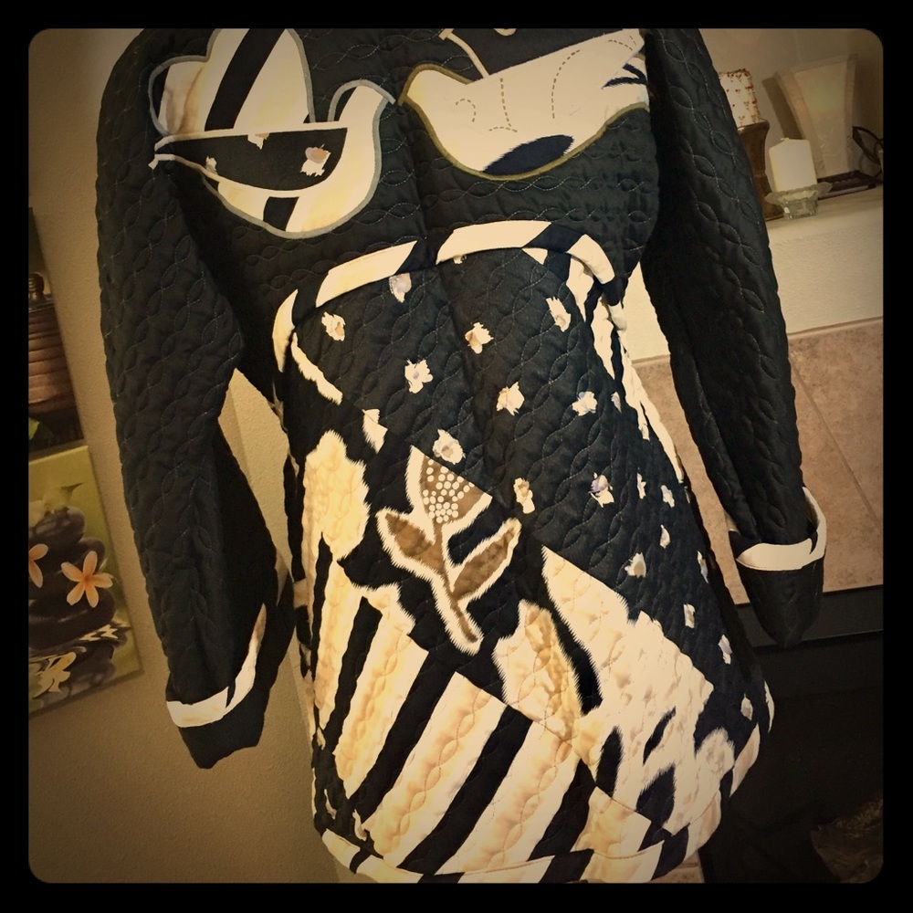 Vintage Jeanne Marc quilted patchwork jacket